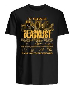 07-Years-Of-The-Blacklist-Thank-You-For-The-Memories-T-Shirt THD