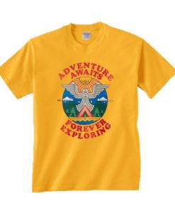 Adventure Awaits Forever Exploring T-shirt THD