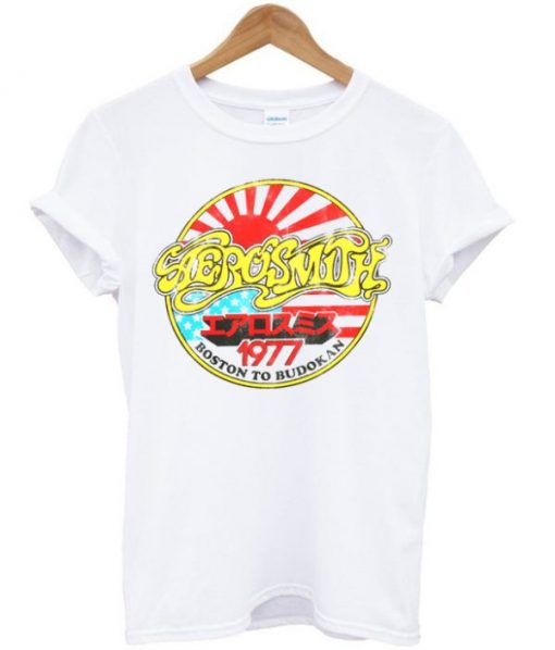 Aerosmith Boston To Budokan 1977 T-shirt THD