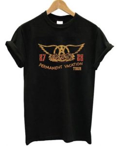 Aerosmith Permanent Vacation Tour 87-88 T-Shirt THD