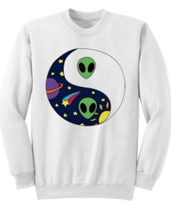 Alien Yin Yang Sweatshirt THD