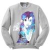 Ariel Little Mermaid Galaxy Unisex Sweatshirt THD