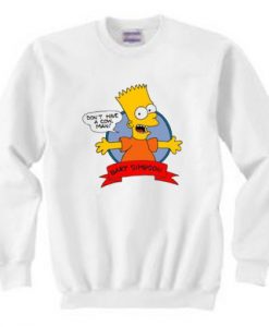 Bart Simpson Don`t Have A Cow Sweatshirt THD