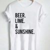 Beer Lime & Sunshine T-shirt