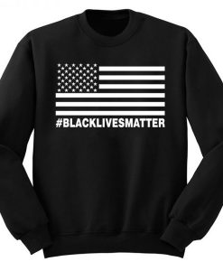 Black Lives Matter Flag Sweatshirt THD