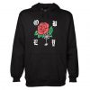 Black OBEY With Rose Hoodie