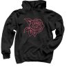 Black rose hoodie THD