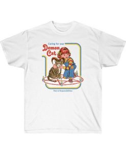 Caring For Your Demon Cat Classic T-Shirt