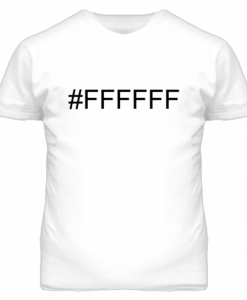 #FFFFF T-shirt THD