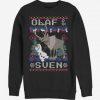 Frozen Ugly Christmas Sweater Olaf Sven sweatshirt