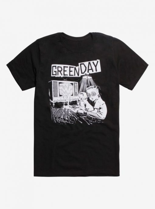 Green Day Hypnotized Kids TV T-shirt THD