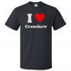 I Love Crenshaw T shirt THD