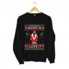 Kanye West You’re Santa’s Favorite Ho I Love It Ugly Christmas Sweatshirt KM