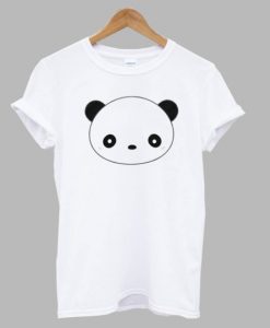 Kawaii Cute Panda Face T Shirt