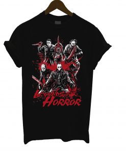 Legends of Horror Movie Friday the 13th Jason Voorhees T Shirt