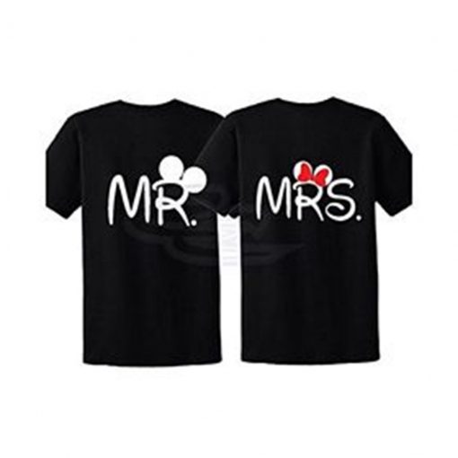 MR MRS Couple Tshirt THD