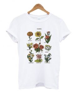 Marigold Sunflower Tulip Flowers T-shirt