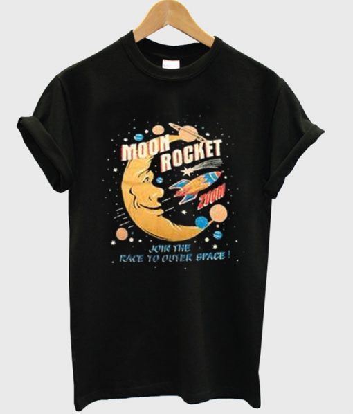 Moon Rocket Unisex T-Shirt