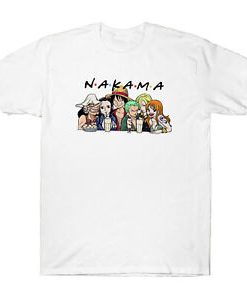 Nakama One Piece Friends TV Show T-Shirt THD