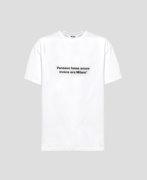 PENSAVO FOSSE MILANO QUOTE T-SHIRT THD