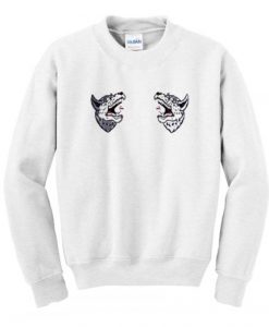 Two Wolf Sweatshirt KM - Copy - Copy - Copy