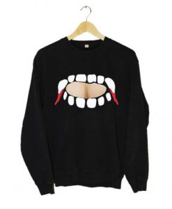 Vampire teeth keyhole Sweatshirt