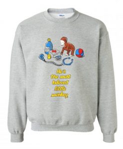 Vintage CURIOUS GEORGE American Animated Series Sweatshirt `