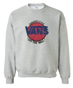 Vintage Vans Sunvans Style Logo Sweatshirt