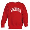 Wisconsin Font sweatshirt