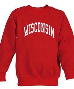 Wisconsin Font sweatshirt