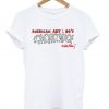 american art of the 80′ tshirt