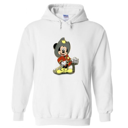 mickey fire fighter hoodie