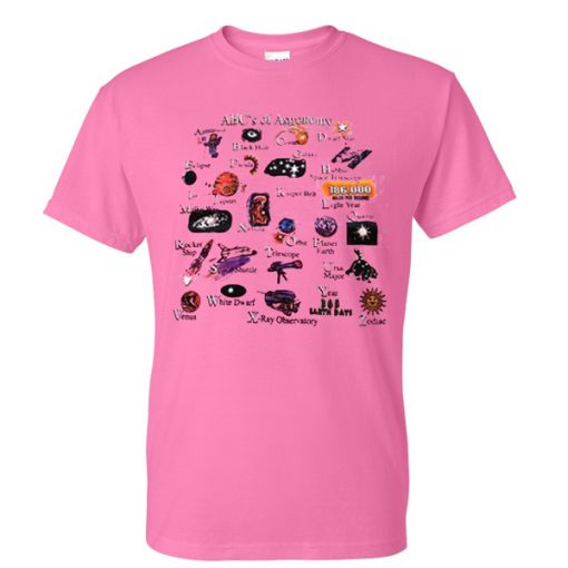 ABC’s of astronomy T-shirt thd