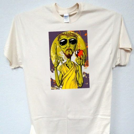 Alien Jesus T Shirt THD