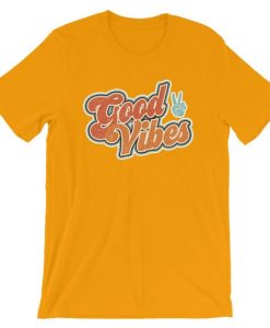 Good Vibes Hippie T Shirt, Retro t-shirt thd