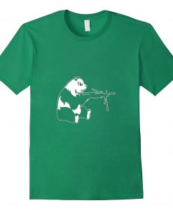 Panda Machine Gun tshirt thd