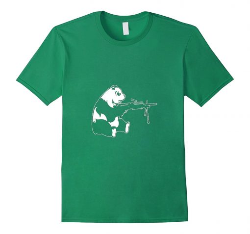 Panda Machine Gun tshirt thd