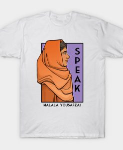 Speak - Malala Yousafzai T-Shirt THD