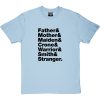 The Seven (Game of Thrones) Line-Up tshirt THD