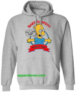 Bart Simpson Don't have a cow man HOODIE THD