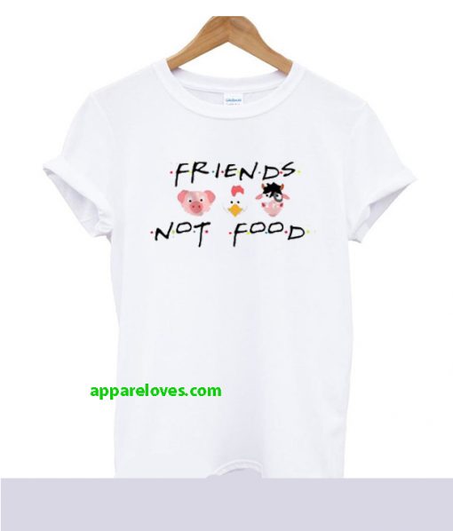 Friends Not Food Vegan Runway Trend T-Shirt thd