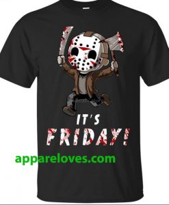 Jason Voorhees T-shirt It's Friday T-shirt Friday thd