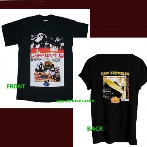 Led Zeppelin Welcome to Japan T Shirt(2side) THD