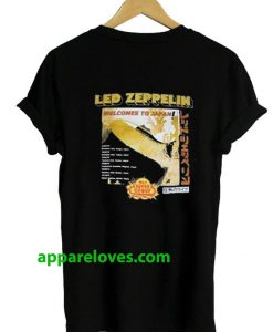 Led Zeppelin Welcome to Japan T Shirt(Back only)thd