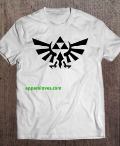 Legend Of Zelda Hyrule Crest Triforce shirt thd