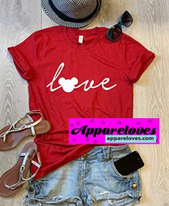 Mickey Mouse Love T-SHIRT THD