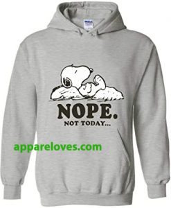 Nope Not Day Snoopy Hoodie THD