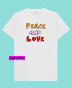 Peace And Love T-shirt THD
