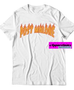 Post Malone Thrasher Style T-SHIRT THD