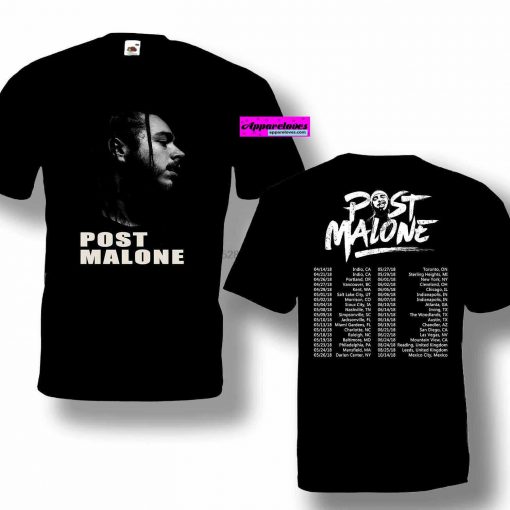 Post Malone Tour 2018 (2SIDE) T Shirt THD